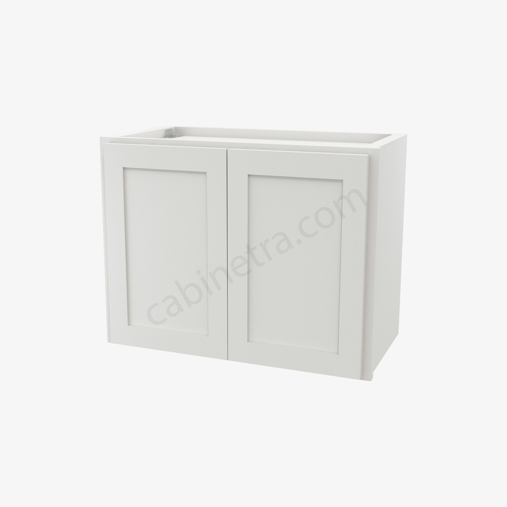 AW-W2418B Double Door Wall Cabinet | Forevermark Ice White Shaker