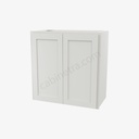 AW-W2424B Double Door Wall Cabinet | Forevermark Ice White Shaker