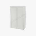 AW-W2742B Double Door Wall Cabinet | Forevermark Ice White Shaker