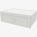 AW-W361224B Wall Refrigerator Cabinet | Forevermark Ice White Shaker