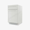 AW-B18 Single Door Base Cabinet | Forevermark Ice White Shaker
