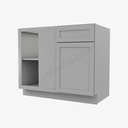 AB-BBLC42/45-39""W Base Blind Corner Cabinet | Forevermark Lait Gray Shaker