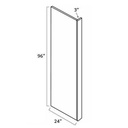 AB-REP2496(3)-3/4"" Refrigerator End Panel | Forevermark Lait Gray Shaker