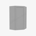 AB-WDC2442 Wall Diagonal Corner Cabinet | Forevermark Lait Gray Shaker
