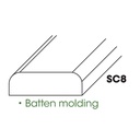 AB-SC8 (BM) Batten Molding | Forevermark Lait Gray Shaker