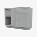 AN-BBLC45/48-42""W Base Blind Corner Cabinet | Forevermark Nova Light Grey Shaker