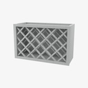 AN-W3018WR Wine Rack Cabinet | Forevermark Nova Light Grey Shaker