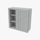 AN-WBLC30/33-3042 Wall Blind Corner Cabinet | Forevermark Nova Light Grey Shaker