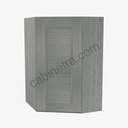 TG-WDC2430 Wall Diagonal Corner Cabinet | Forevermark Midtown Grey