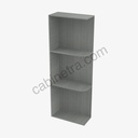 TG-WES542 Wall End Shelf with Open Shelves | Forevermark Midtown Grey
