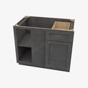 TS-BBLC42/45-39""W Base Blind Corner Cabinet | Forevermark Townsquare Grey