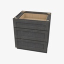 TS-DB30(3) 3 Drawer Pack Base Cabinet | Forevermark Townsquare Grey
