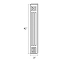 SL-A42WF Fluted Decorative Wall Filler | Forevermark Signature Pearl