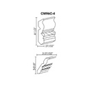AP-CM96 Crown Molding | Forevermark Pepper Shaker