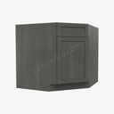 AG-BDCF36K-FL Base Diagonal Corner Floor Cabinet | Forevermark Greystone Shaker