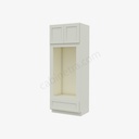 TQ-OM3390B Tall Double Oven / Oven Microwave Cabinet | Forevermark Townplace Crema