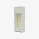 TQ-OM3396B Tall Double Oven / Oven Microwave Cabinet | Forevermark Townplace Crema