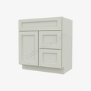 TQ-S3021DR-34-1/2"" Combo Vanity with Right Drawer | Forevermark Townplace Crema