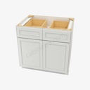 VW-B33B Double Door Base Cabinet | Forevermark Visa White