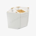 VW-BDCF36K-FL Base Diagonal Corner Floor Cabinet | Forevermark Visa White