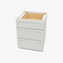 VW-DB24(3) 3 Drawer Pack Base Cabinet | Forevermark Visa White