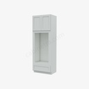 TW-OM3396B Tall Double Oven / Oven Microwave Cabinet | Forevermark Uptown White