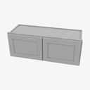 AB-W3312B Double Door Wall Cabinet | Forevermark Lait Gray Shaker