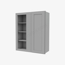 AB-WBLC30/33-3042 Wall Blind Corner Cabinet | Forevermark Lait Gray Shaker