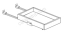 PD-36RT-DR Roll Out Tray with Dove Tail Drawer Box | Forevermark Petit Blue