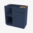 PD-BBLC42/45-39""W Base Blind Corner Cabinet | Forevermark Petit Blue