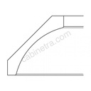PD-CM96K-4 Crown Molding with Large Cove Detail | Forevermark Petit Blue