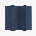 PD-WSQ2442 Easy Reach Wall Corner Cabinet | Forevermark Petit Blue