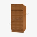 PR-DB36(3) 3 Drawer Pack Base Cabinet | Forevermark Petit Brown