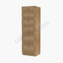 AR-WP2484B Tall Wall Pantry Cabinet with Butt Doors | Forevermark Woodland Brown