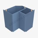 AX-LS3309 Lazy Susan Base Cabinet | Forevermark Xterra Blue Shaker
