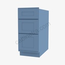 AX-SVB1521-34-1/2"" Bathroom Cabinet Vanity Drawer Pack | Forevermark Xterra Blue Shaker
