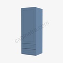 AX-W2D1848 Wall Cabinet With 2 Built-In Drawers | Forevermark Xterra Blue Shaker