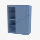 AX-WBLC30/33-3030 Wall Blind Corner Cabinet | Forevermark Xterra Blue Shaker