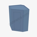 AX-WDC2442 Wall Diagonal Corner Cabinet | Forevermark Xterra Blue Shaker