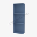 AX-WES542 Wall End Shelf with Open Shelves | Forevermark Xterra Blue Shaker