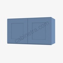 AX-W3315B Double Door Wall Cabinet | Forevermark Xterra Blue Shaker