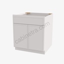 PW-S3021B-34-1/2"" Sink Base Vanity with Drawers | Forevermark Petit White