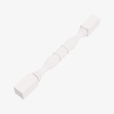 PW-TP3/WF34-1/2"" Full Decor Leg with Wall Filler | Forevermark Petit White