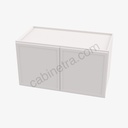 PW-W3315B Double Door Wall Cabinet | Forevermark Petit White