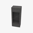 TS-OM3384B Tall Double Oven / Oven Microwave Cabinet | Forevermark Townsquare Grey
