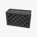 TS-W3018WR Wine Rack Cabinet | Forevermark Townsquare Grey