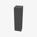 TS-WP2490B Tall Wall Pantry Cabinet with Butt Doors | Forevermark Townsquare Grey
