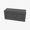 TS-W3315B Double Door Wall Cabinet | Forevermark Townsquare Grey