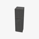 TS-WP2484B Tall Wall Pantry Cabinet with Butt Doors | Forevermark Townsquare Grey