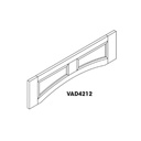 AW-VAD4212 Arch Panel Valance | Forevermark Ice White Shaker